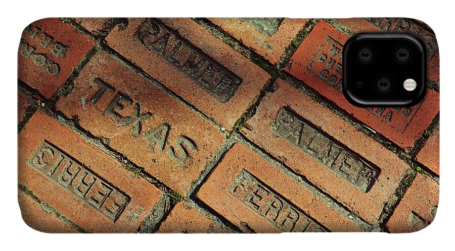 Red Brick iPhone 11 Case featuring the photograph Texas Red Brick by Jeanne May