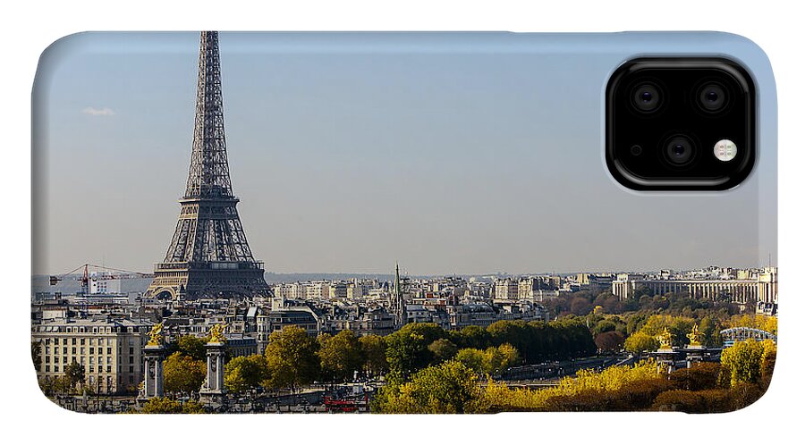 Eiffel Tower iPhone 11 Case featuring the photograph The Eiffel tower by Andy Myatt