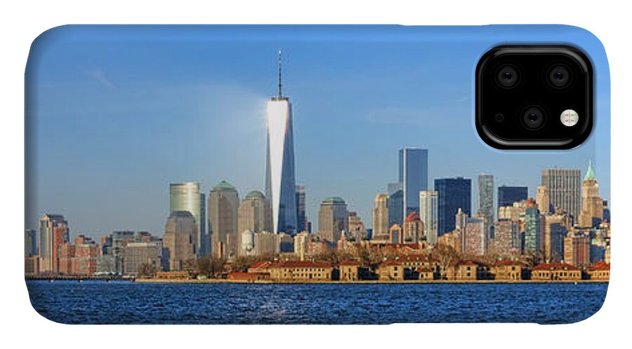 New iPhone 11 Case featuring the photograph The New Manhattan by Olivier Le Queinec