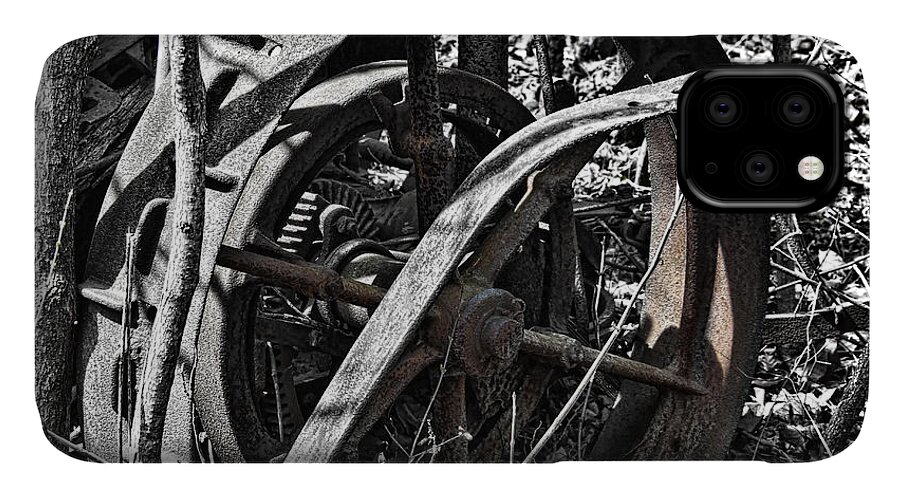 Old Machinery iPhone 11 Case featuring the photograph The Old Days by David Armstrong