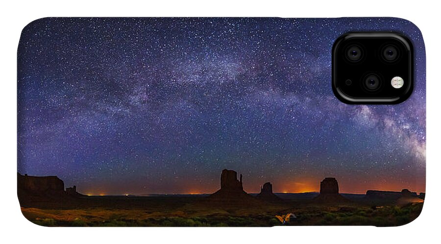 Monument Valley iPhone 11 Case featuring the photograph The View by Tassanee Angiolillo