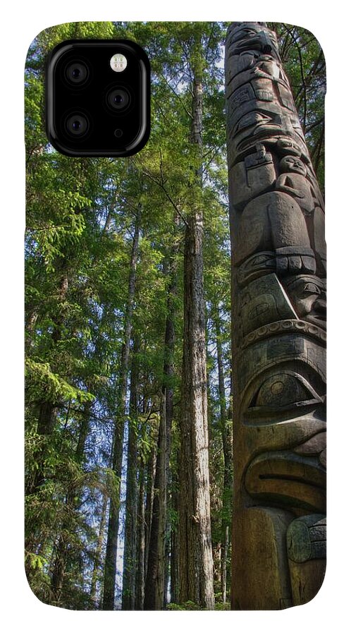 Alaska iPhone 11 Case featuring the photograph Totem Pole by David Andersen