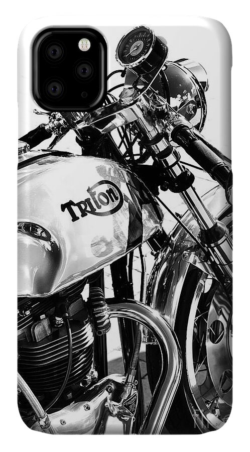 Triton iPhone 11 Case featuring the photograph Triton Motorcycle by Tim Gainey