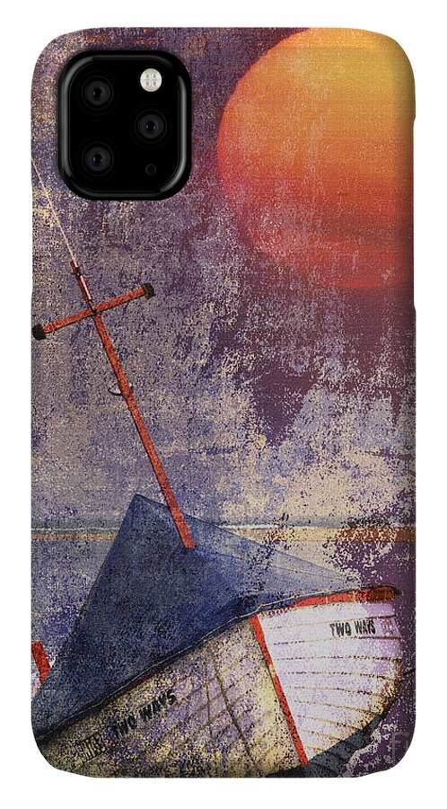 Digital Art iPhone 11 Case featuring the photograph Two Ways by Edmund Nagele FRPS