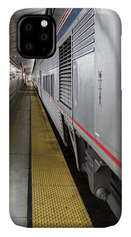 Buildings iPhone 11 Case featuring the photograph Union Station Amtrak Platform by Jim Moss