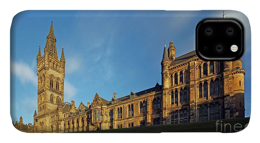 University Of Glasgow iPhone 11 Case featuring the photograph University of Glasgow by Maria Gaellman
