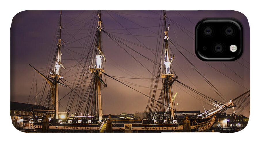 Boston iPhone 11 Case featuring the photograph USS Constitution Boston  by John McGraw