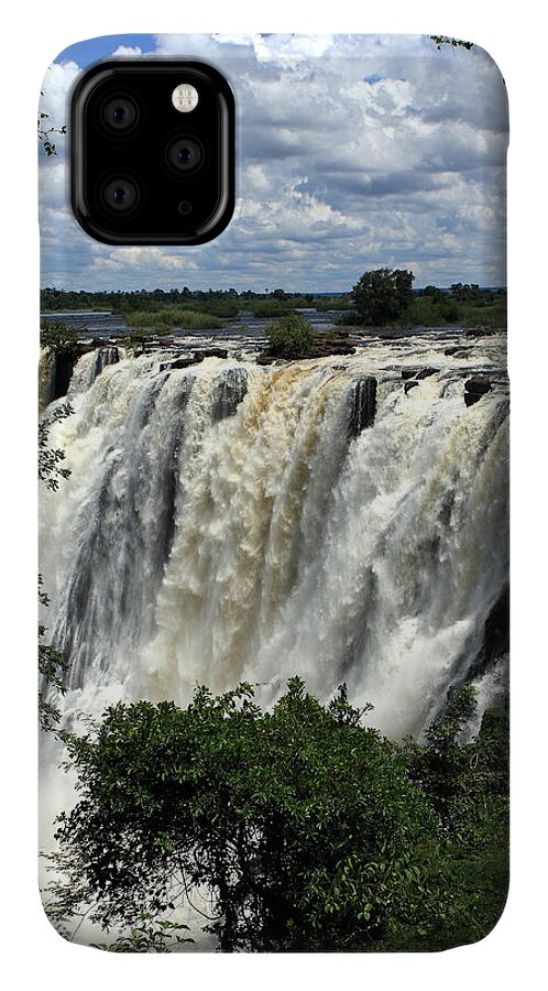 Africa iPhone 11 Case featuring the photograph Victoria Falls On The Zambezi River by Aidan Moran