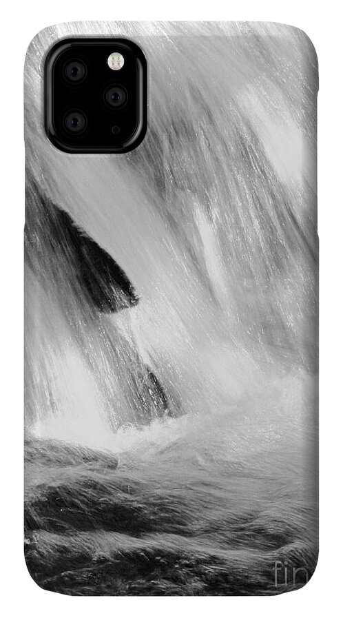Water iPhone 11 Case featuring the photograph Waterfall Abstract by Richard Lynch