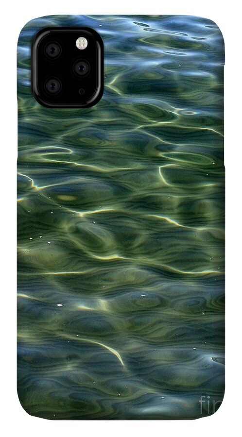 Water iPhone 11 Case featuring the photograph Waves on Lake Tahoe by Carol Groenen