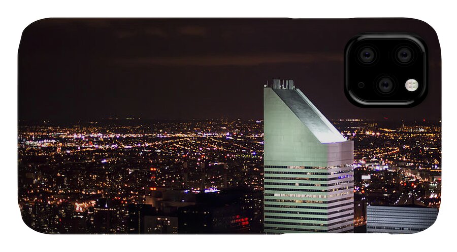 Citicorp iPhone 11 Case featuring the photograph Night view by Theodore Jones