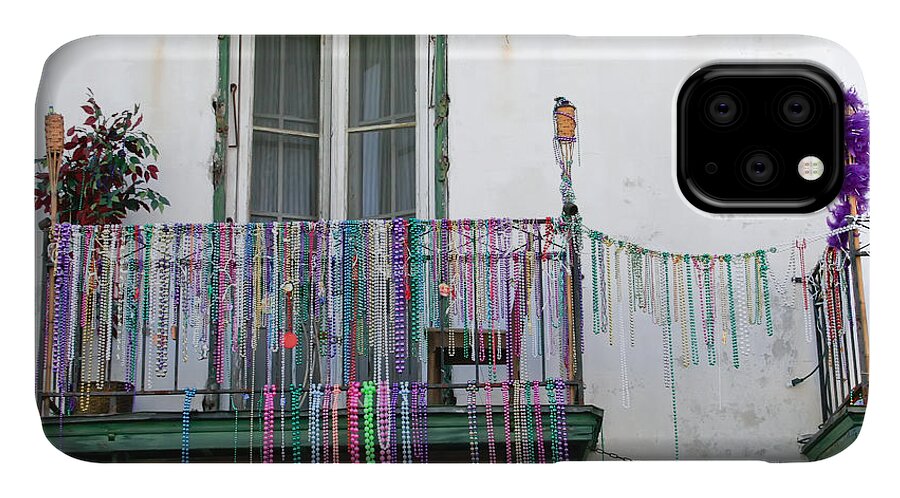 Kg iPhone 11 Case featuring the photograph Bead the Porch by KG Thienemann