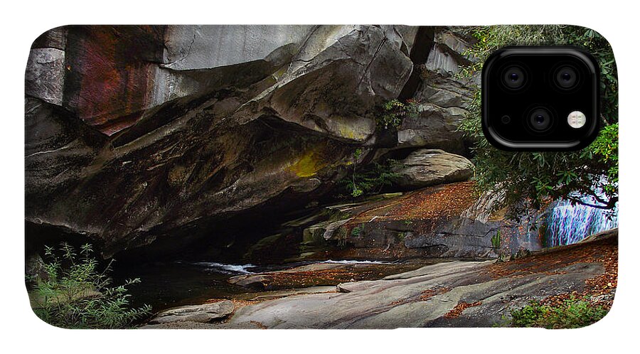 Birdrock iPhone 11 Case featuring the photograph Birdrock Waterfall by Duane McCullough