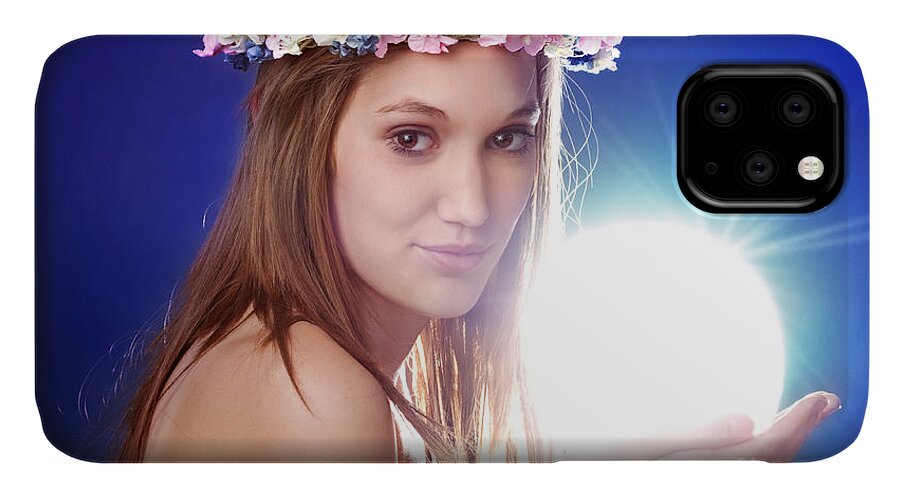 Woman iPhone 11 Case featuring the photograph Fantasy by Cindy Singleton