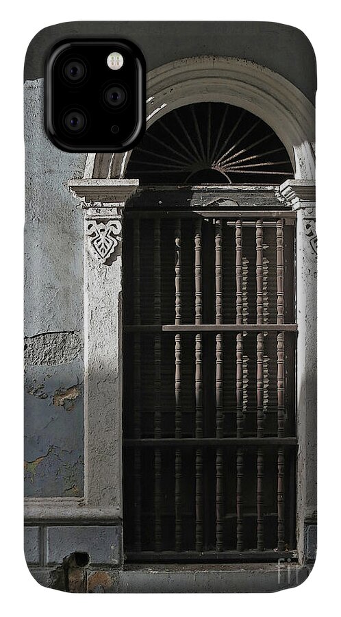 Architecture iPhone 11 Case featuring the photograph Old San Juan Portal by Deborah Smith
