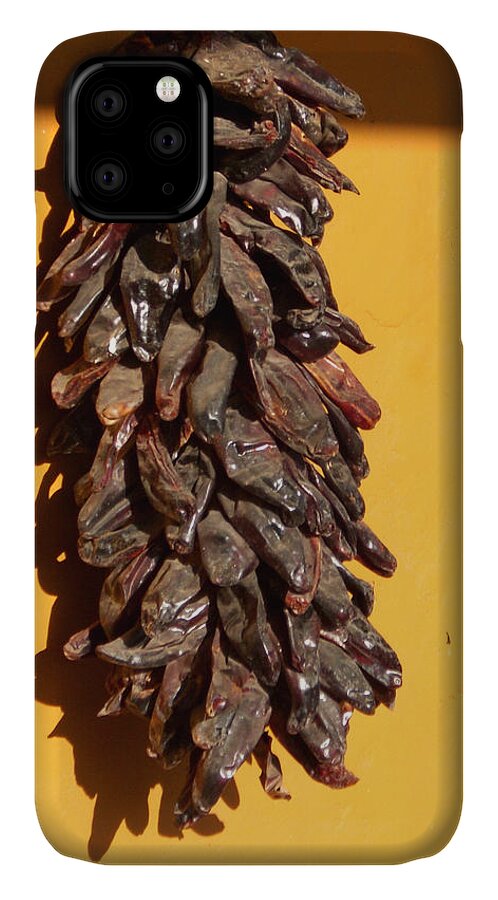 Chili iPhone 11 Case featuring the photograph Paso Peppers by Kathy Corday