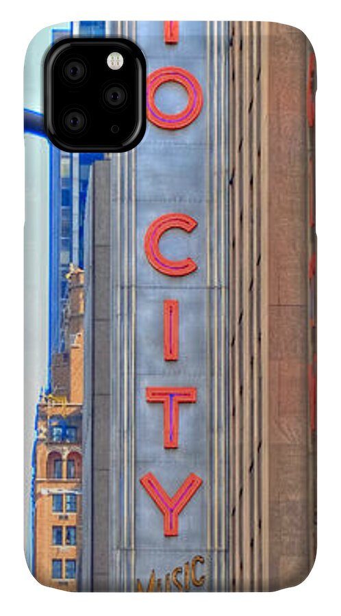 Radio City Music Hall iPhone 11 Case featuring the photograph Radio City Music Hall by Mark Dodd