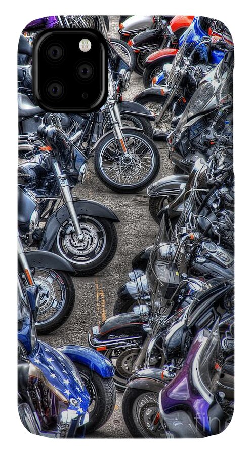 Harley Davidson iPhone 11 Case featuring the photograph Ride And Shine by Anthony Wilkening