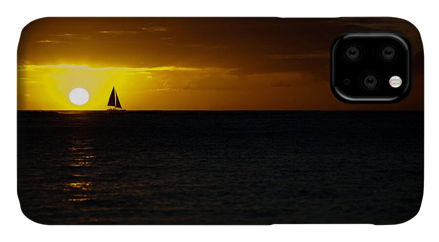 Beach iPhone 11 Case featuring the photograph Sail Away by Ralf Kaiser