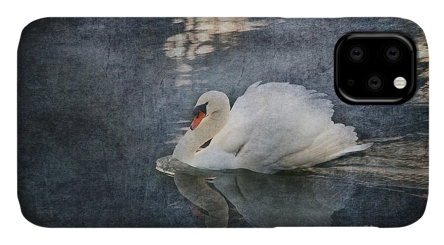 Swan iPhone 11 Case featuring the photograph Seeing off the Day by Eena Bo
