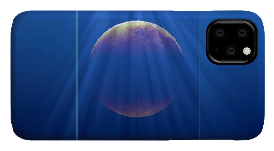 Fantasy iPhone 11 Case featuring the digital art Water World by Gordon Engebretson