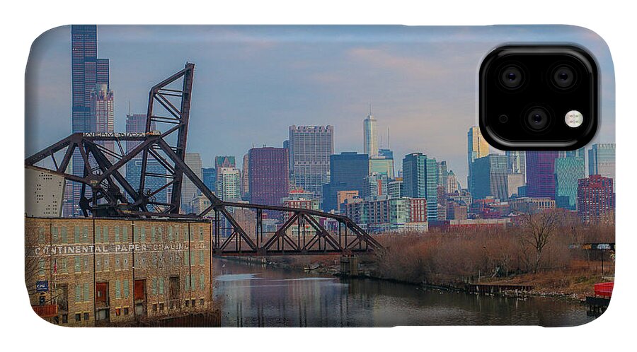  iPhone 11 Case featuring the photograph Chicago #1 by Tony HUTSON