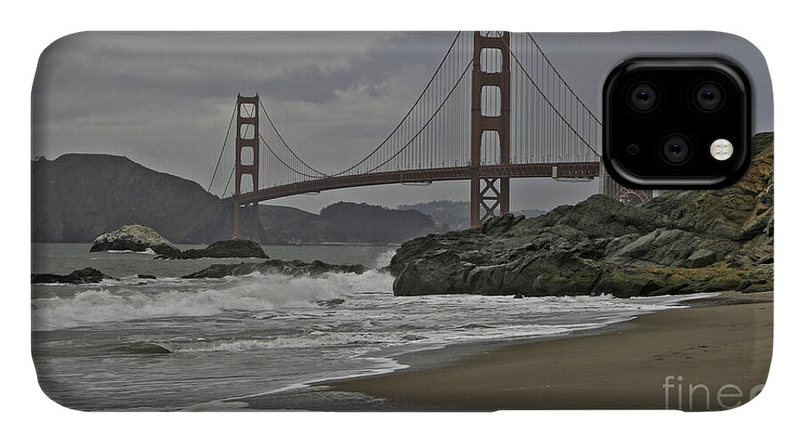 Golden Gate Bridge iPhone 11 Case featuring the photograph Golden Gate Study #1 by Joyce Creswell