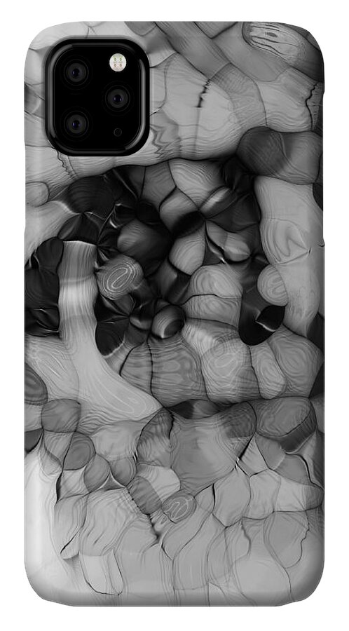  iPhone 11 Case featuring the digital art Window of the Soul #1 by Lynellen Nielsen