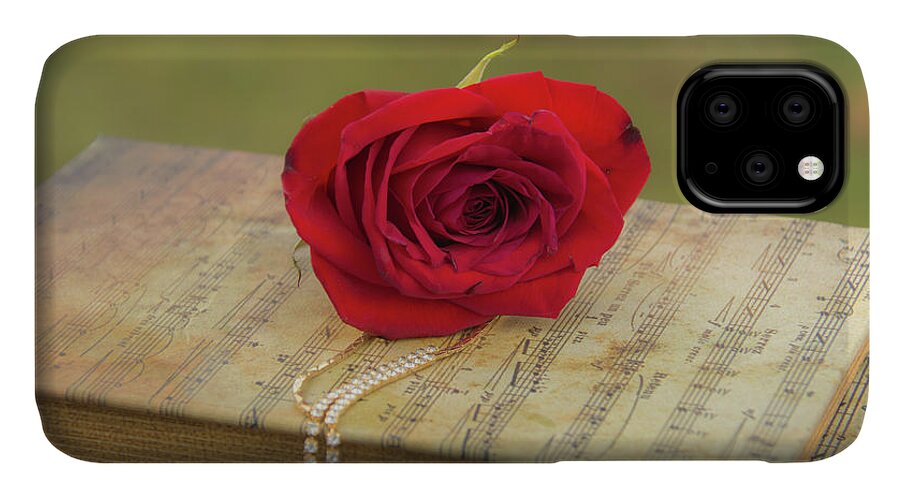 Rose iPhone 11 Case featuring the photograph 10754 For You My Love by Pamela Williams