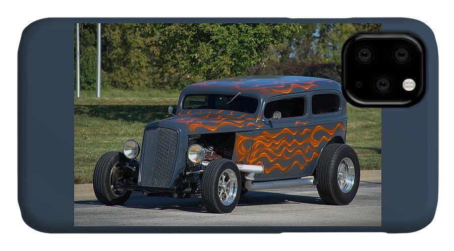1933 iPhone 11 Case featuring the photograph 1933 Ford Sedan Hot Rod by Tim McCullough