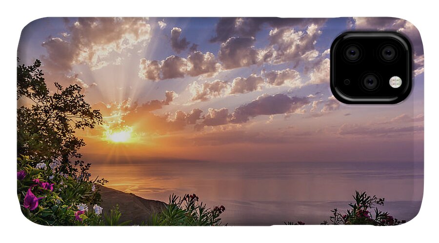 Landscape iPhone 11 Case featuring the photograph Sicilian Sunrise #2 by John Randazzo