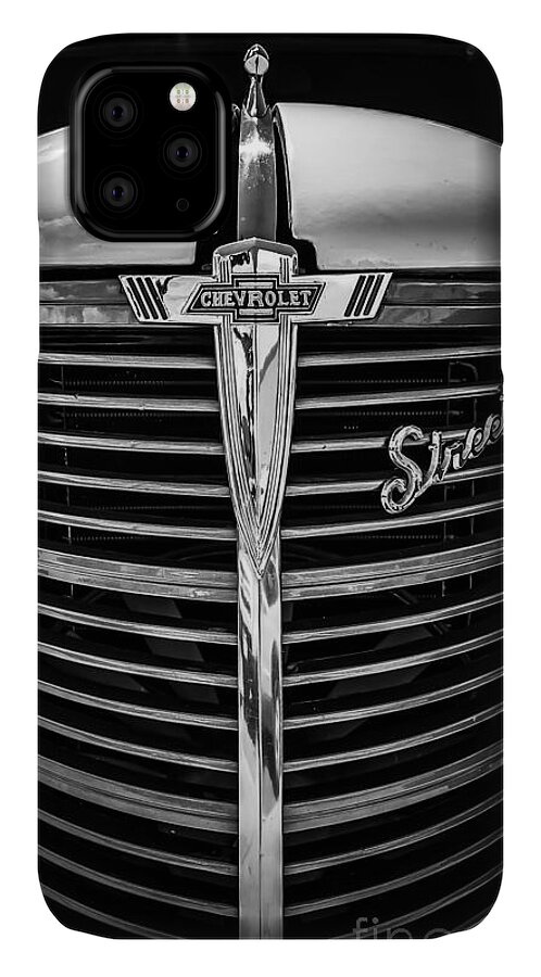 38 Chevy Truck Grill iPhone 11 Case featuring the photograph 38 Chevy Truck Grill by Bitter Buffalo Photography