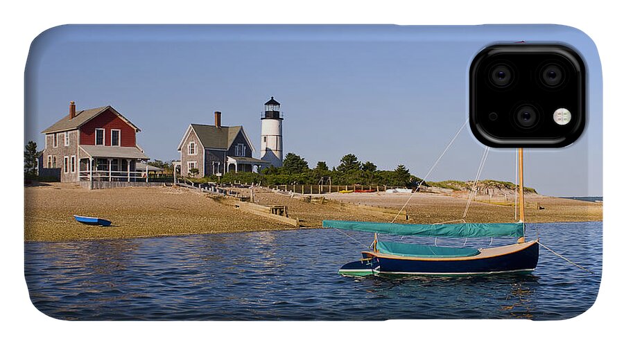 Sandy Neck iPhone 11 Case featuring the photograph Sandy Neck Lighthouse #2 by Charles Harden