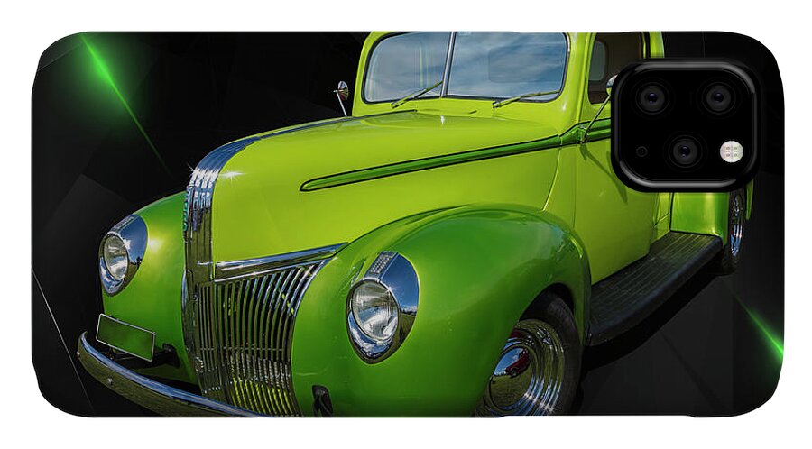 Pickup iPhone 11 Case featuring the photograph 40s Ford by Keith Hawley
