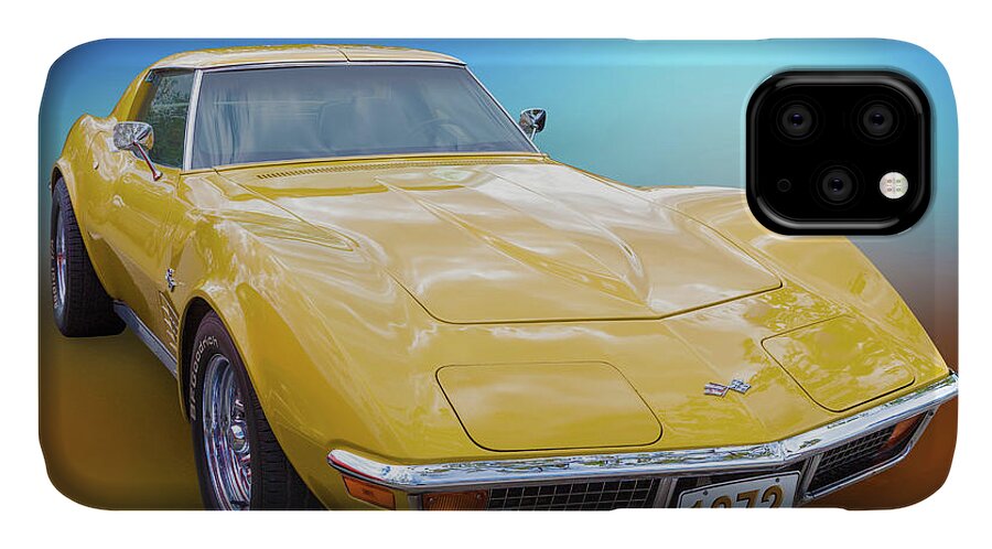 Car iPhone 11 Case featuring the photograph 72 Corvette by Keith Hawley