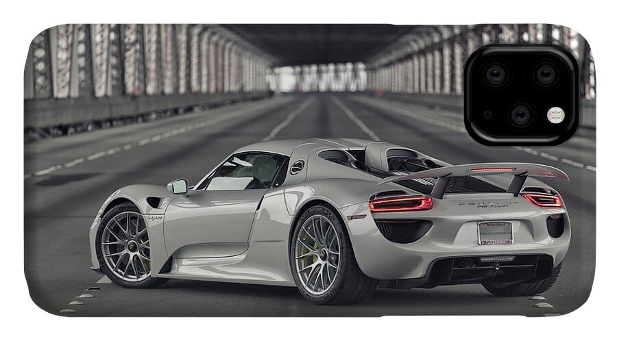 Cars iPhone 11 Case featuring the photograph Porsche 918 Spyder #8 by ItzKirb Photography