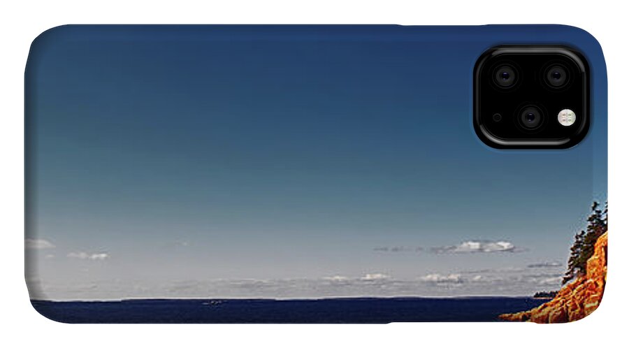  Acadia iPhone 11 Case featuring the photograph Acadia, National Park, Light House, Maine by Tom Jelen