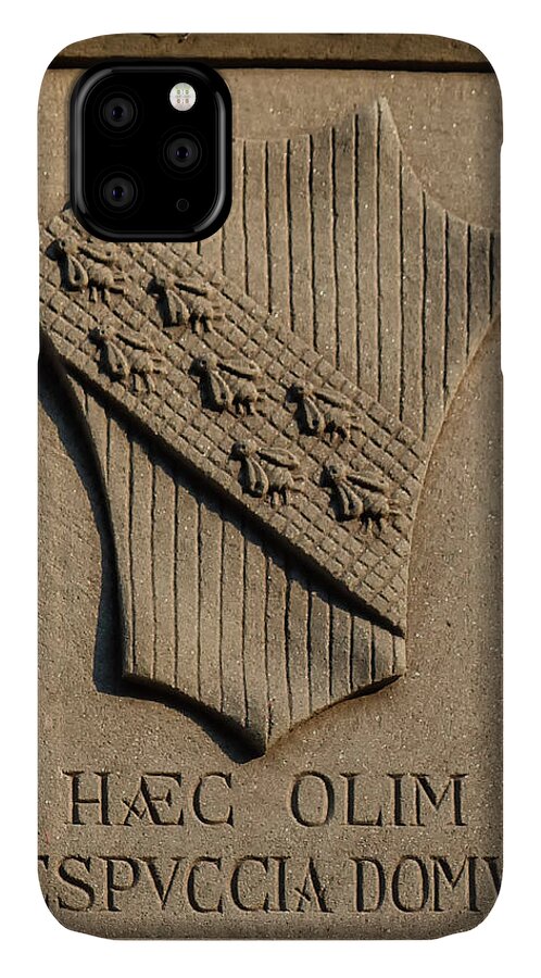 America Vespucci iPhone 11 Case featuring the photograph Amerigo Vespucci Lived Here by Gary Karlsen