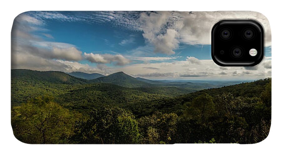 Appalachian Foothills iPhone 11 Case featuring the photograph Appalachian Foothills by Barbara Bowen