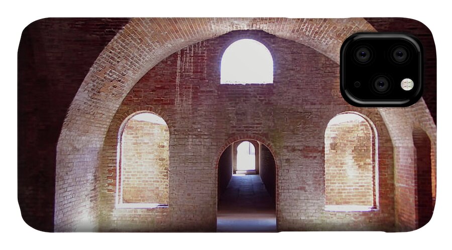 Fort iPhone 11 Case featuring the photograph Arches of Sunshine by D Hackett