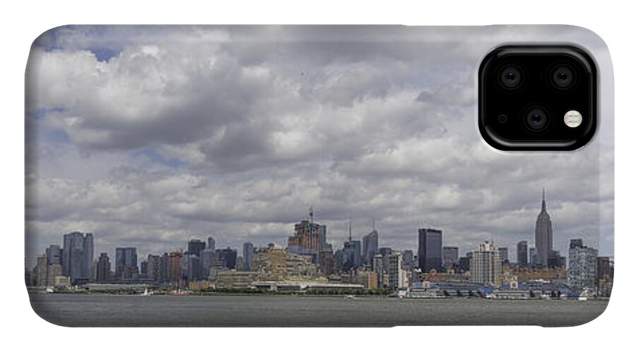 Empire State Building iPhone 11 Case featuring the photograph A View from New Jersey 1 by Theodore Jones