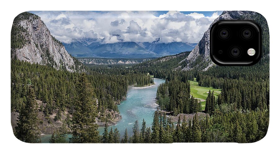 Banff iPhone 11 Case featuring the photograph Banff - Golf course by John Johnson