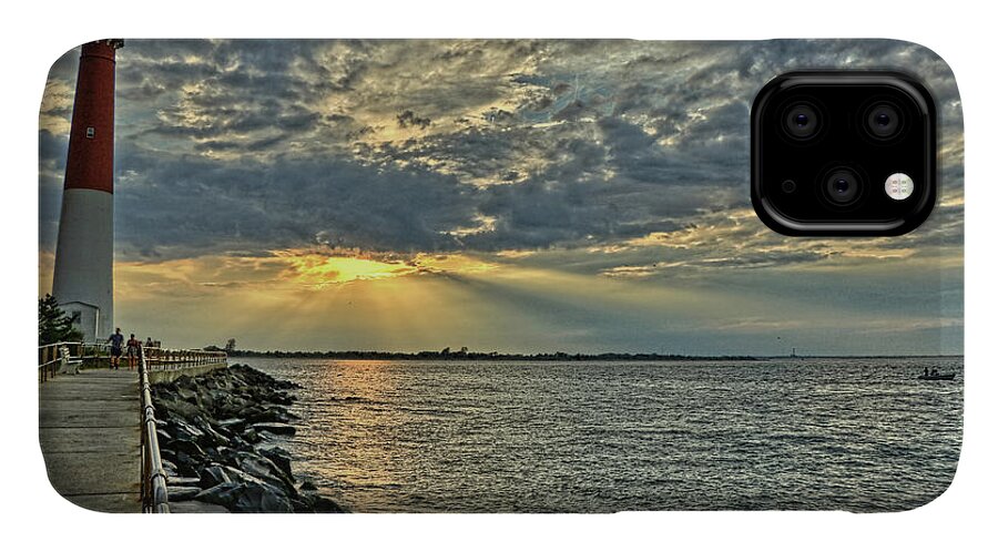 Barnegat Lighthouse iPhone 11 Case featuring the photograph Barneget Lighthouse New Jersey by Jeff Breiman