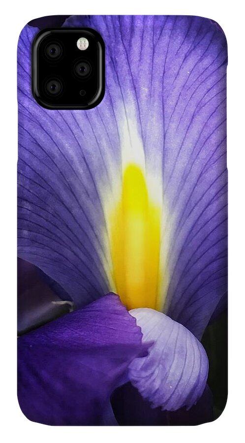 Iris iPhone 11 Case featuring the photograph Beautiful Flame by Nathan Little