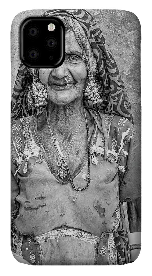 Asia iPhone 11 Case featuring the photograph Beauty before age. by Usha Peddamatham
