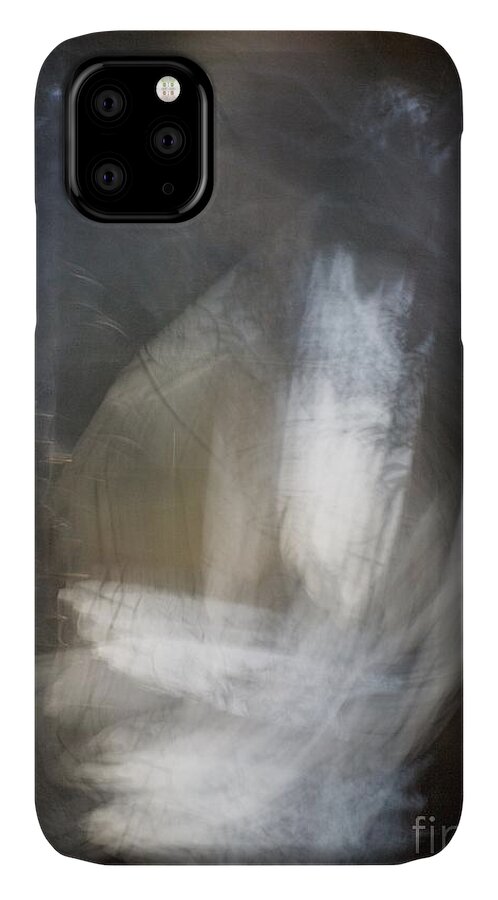 Light Beings iPhone 11 Case featuring the photograph BlissfulTrio by Mary Kobet
