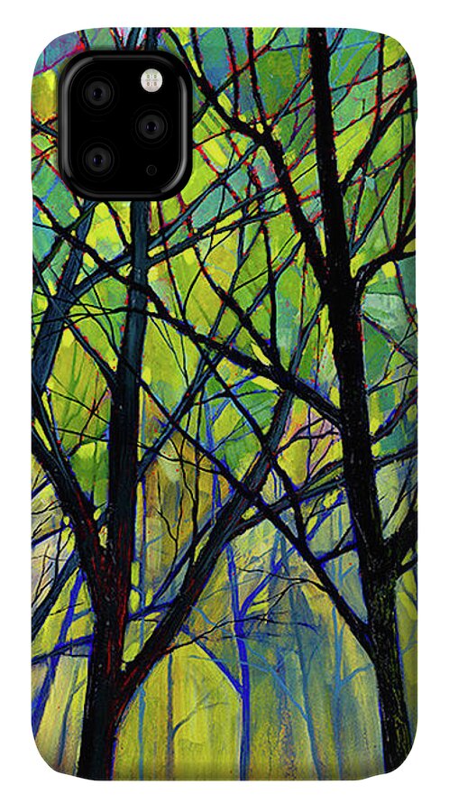 Branching Out iPhone 11 Case featuring the painting Branching Out by Ford Smith