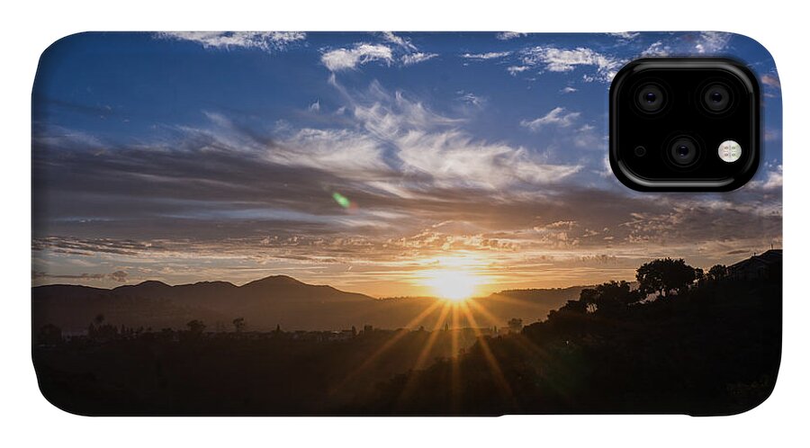 Sunrise iPhone 11 Case featuring the photograph Brand New Day by Jeremy McKay