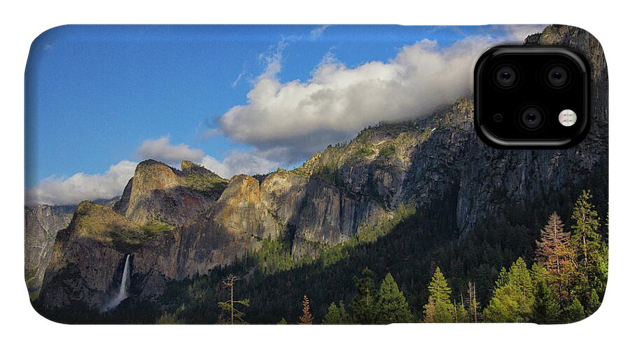 Yosemite iPhone 11 Case featuring the photograph Bridalveil Fall by Brandon Bonafede