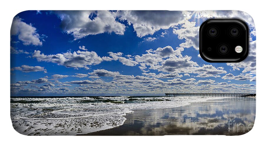 Surf City iPhone 11 Case featuring the photograph Brilliant Clouds by DJA Images